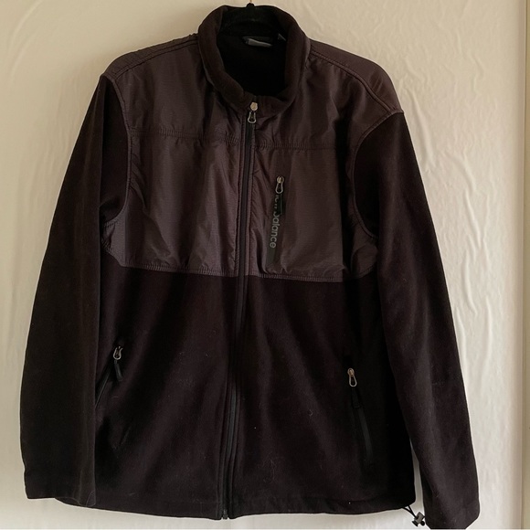 New Balance Other - New Balance Black Fleece Full Zip Men’s Jacket Size L